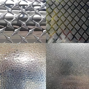 embossed&checkered aluminum plates