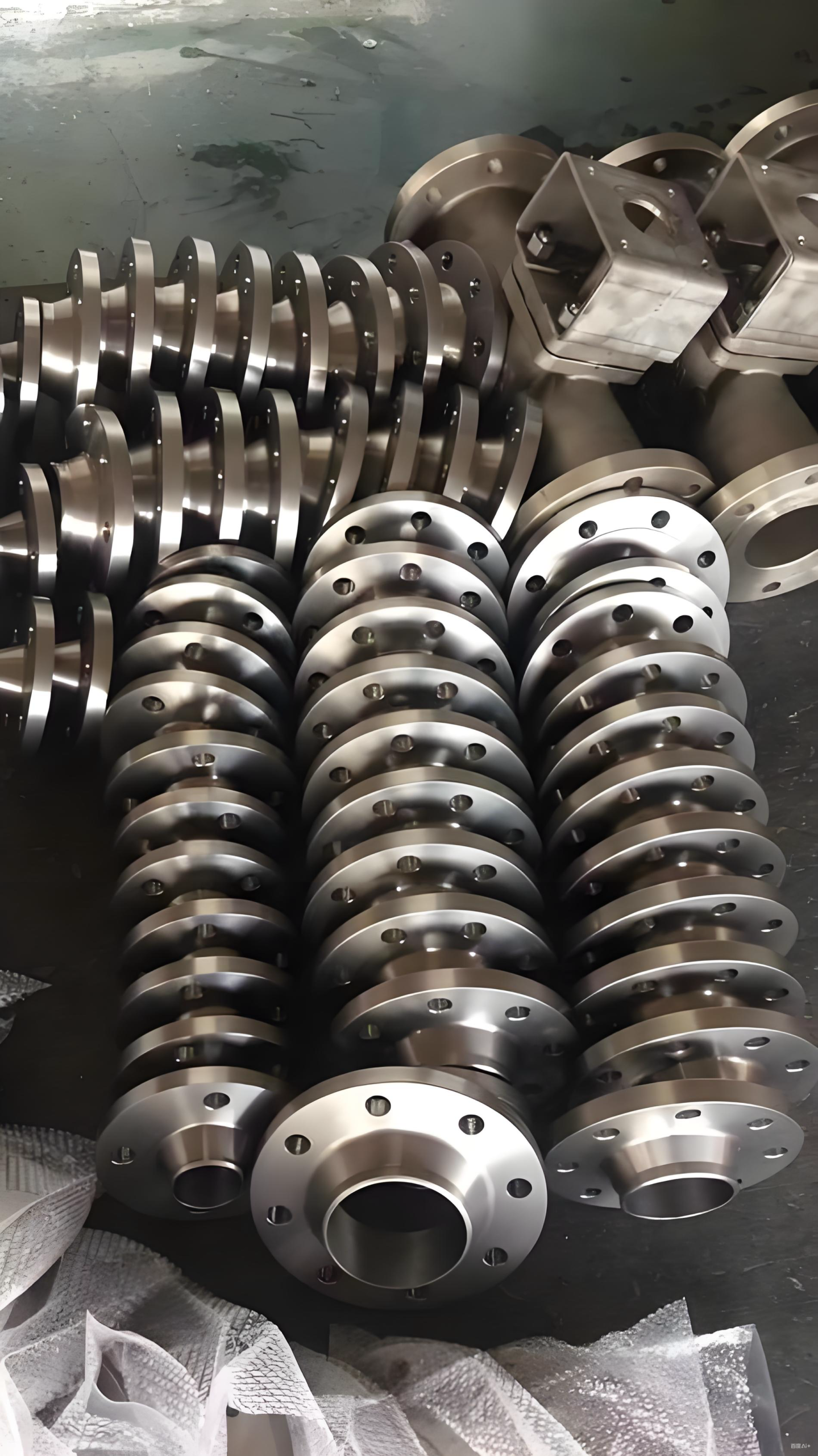 Titanium alloy rods are used to make accessories.