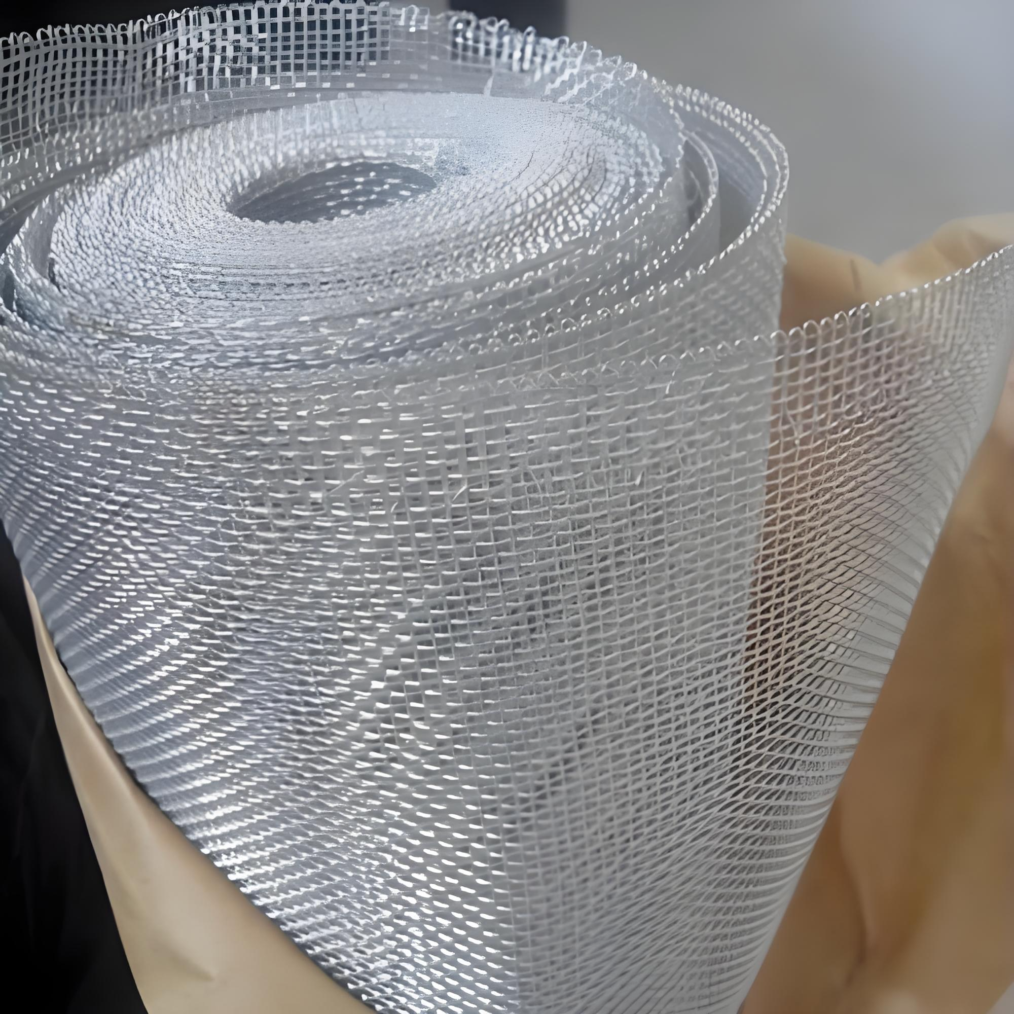 Aluminum wire is made into window screens.