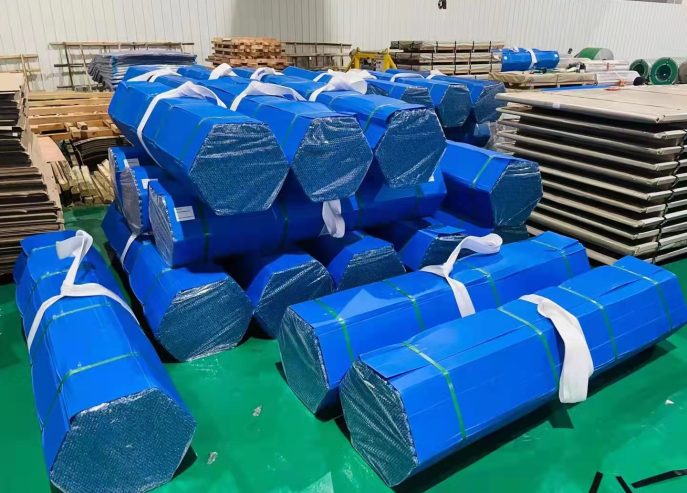 alloy bars with woven bags wrapped