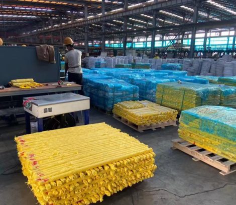 straight wires rod with woven bags wrapped straight wires rod with woven bags wrapped