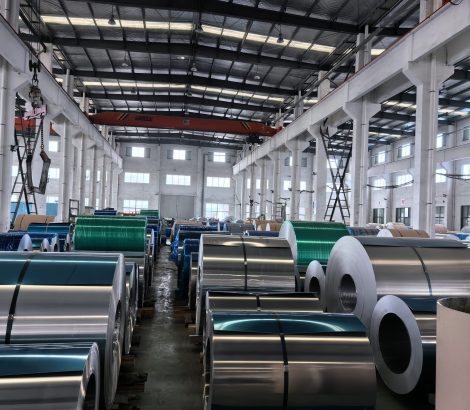 aluminum coils with protective film in stock